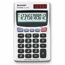 CALCOLATRICE SHARP EL-379 SB 12 CIFRE