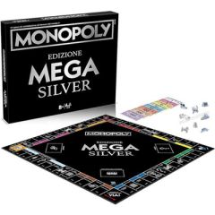 GIOCO MEGA MONOPOLY EDIZIONE SILVER 53570