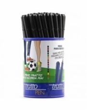 PENNA TRATTO PEN NERO BARATTOLO 50PZ. 807503