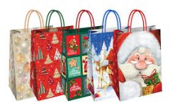 SHOPPER FLORIO NATALE 2 23X10X29 ASSORTITE 73358