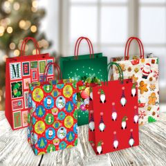 SHOPPER FLORIO NATALE 2 26X12X35 ASSORTITE 73365