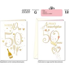 BIGLIETTO CROMO ANNIVERSARIO 50 ANNI AN.8037