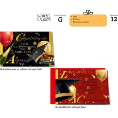 BIGLIETTO CROMO LAUREA LA.8073