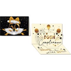 BIGLIETTO CROMO COMPLEANNO 50 ANNI NU.8099 POP UP
