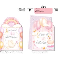 BIGLIETTO CROMO BATTESIMO BT.8164 GIRL