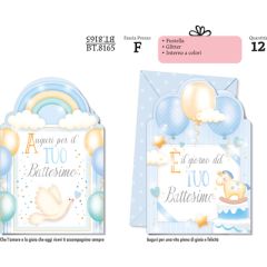 BIGLIETTO CROMO BATTESIMO BT.8165 BOY