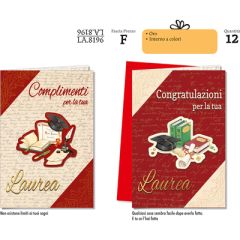 BIGLIETTO CROMO LAUREA LA.8196