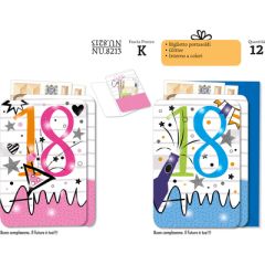 BIGLIETTO CROMO 18 ANNI NU.8213 P.SOLDI