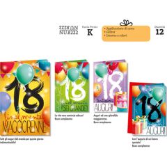 BIGLIETTO CROMO 18 ANNI NU.8222