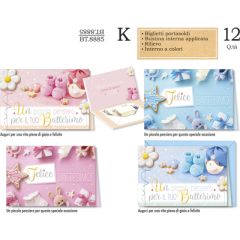 BIGLIETTO CROMO BATTESIMO PORTASOLDI BT.8885