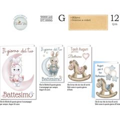 BIGLIETTO CROMO BATTESIMO BT.8886