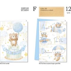 BIGLIETTO CROMO BATTESIMO BT.8894 BOY