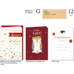 BIGLIETTO CROMO LAUREA LA.8925