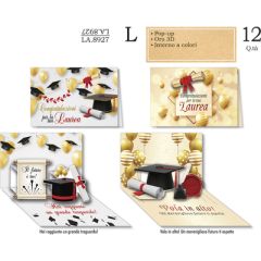 BIGLIETTO CROMO LAUREA LA.8927 POP-UP