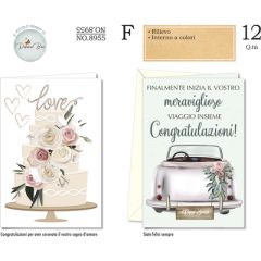 BIGLIETTO CROMO MATRIMONIO NO.8955