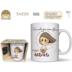 TAZZA CROMO "BUBINA NON DISTRARTI" BU.8463