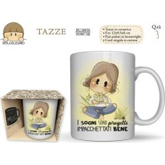 TAZZA CROMO "BUBINA SOGNI PROGETTI" BU.8850