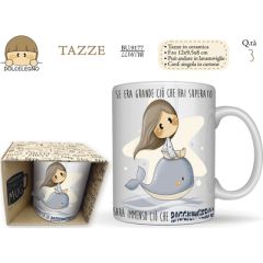 TAZZA CROMO "BUBINA CIO' CHE RAGGINGERAI" BU.9177