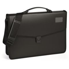VALIGETTA P/DISEGNI NERO PPL 38X27X8 C/TRACOLLA LEBEZ 61200