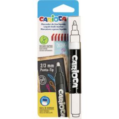 PENNARE.CARIOCA A GESSO LIQUIDO BIANCO BL. X1 43557/31