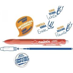 PENNA CARIOCA "OOPS" CANCELLABILE A SCATTO ROSSO 43043/03