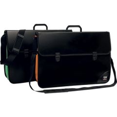 VALIGETTA P/DISEGNI PPL NERA C/TRACOLLA 52X36X10 ARDA  0256
