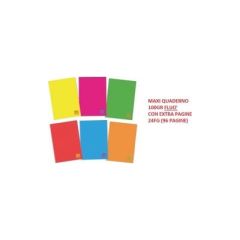 QUADERNO A4 100GR 24+1FG. 10M ONE COLOR FLUO BLASETTI 8402