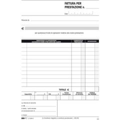 EDIPRO E5266A FATTURA PER PROFESSIONISTI 2 COPIE