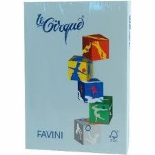 CARTA A4  80GR CELESTE FAVINI 101 X500FG  A71T504