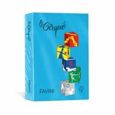CARTA FOT A4  80G/RS.500 AZZURRO REALE FAVINI  A71G504
