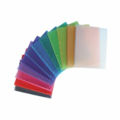 RACCOGLITORE CON ANELLI A4 PPL D16 TRASP ASS 01NIK172/4N