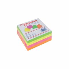 BLOCCO ADESIVO 76X76 CUBO COLORI FORTI 400FG 30NIK023/MY