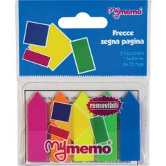 BLOCCO ADESIVO INDEX BL. X 5 PZ FRECCIA MY MEMO 30NIK071/MY