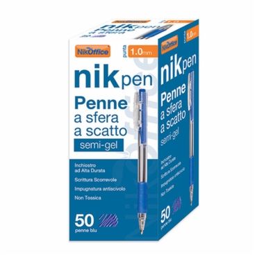 Penna a sfera a scatto nikoffice 1.0 MM